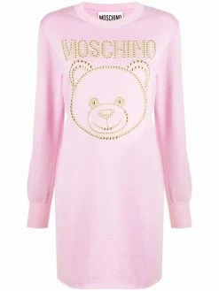 Moschino studded Teddy Bear minidress