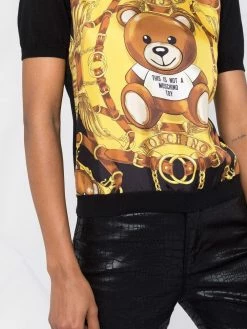Moschino Teddy Bear knitted top
