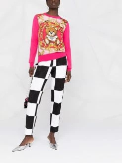 Moschino Teddy Scarf knitted top