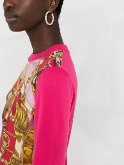 Moschino Teddy Scarf knitted top