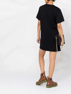 Moschino Teddy Bear intarsia-knit dress