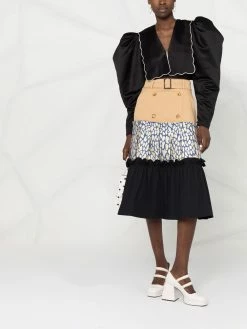Moschino panelled midi skirt