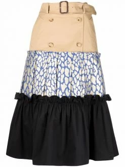 Moschino panelled midi skirt