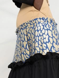 Moschino panelled midi skirt