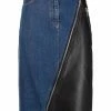 Moschino asymmetric denim skirt
