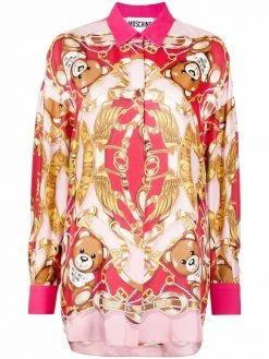 Moschino Teddy Scarf silk shirt