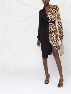 Moschino panelled shirt dress