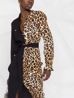 Moschino panelled shirt dress