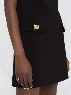 Moschino button-embellished sleeveless dress