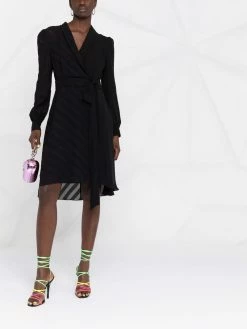 Moschino gathered silk dress