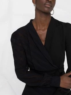 Moschino gathered silk dress