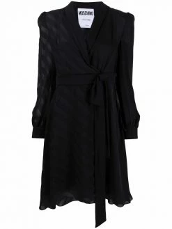 Moschino gathered silk dress