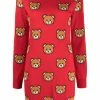 Moschino Teddy-motif sweater dress