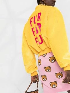 Flash Sale ๐ฅ Moschino Faux fur bomber jacket ๐ฏ 10 Moschino faux fur bomber jacket