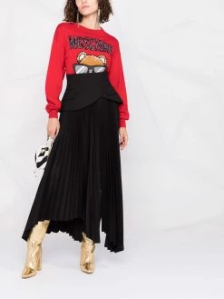 Moschino Teddy-motif wool jumper