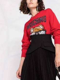 Moschino Teddy-motif wool jumper