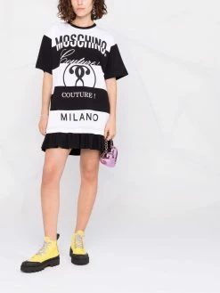 Moschino Double Question Mark T-shirt dress