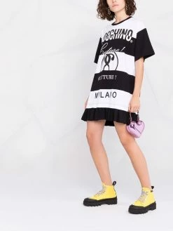 Moschino Double Question Mark T-shirt dress