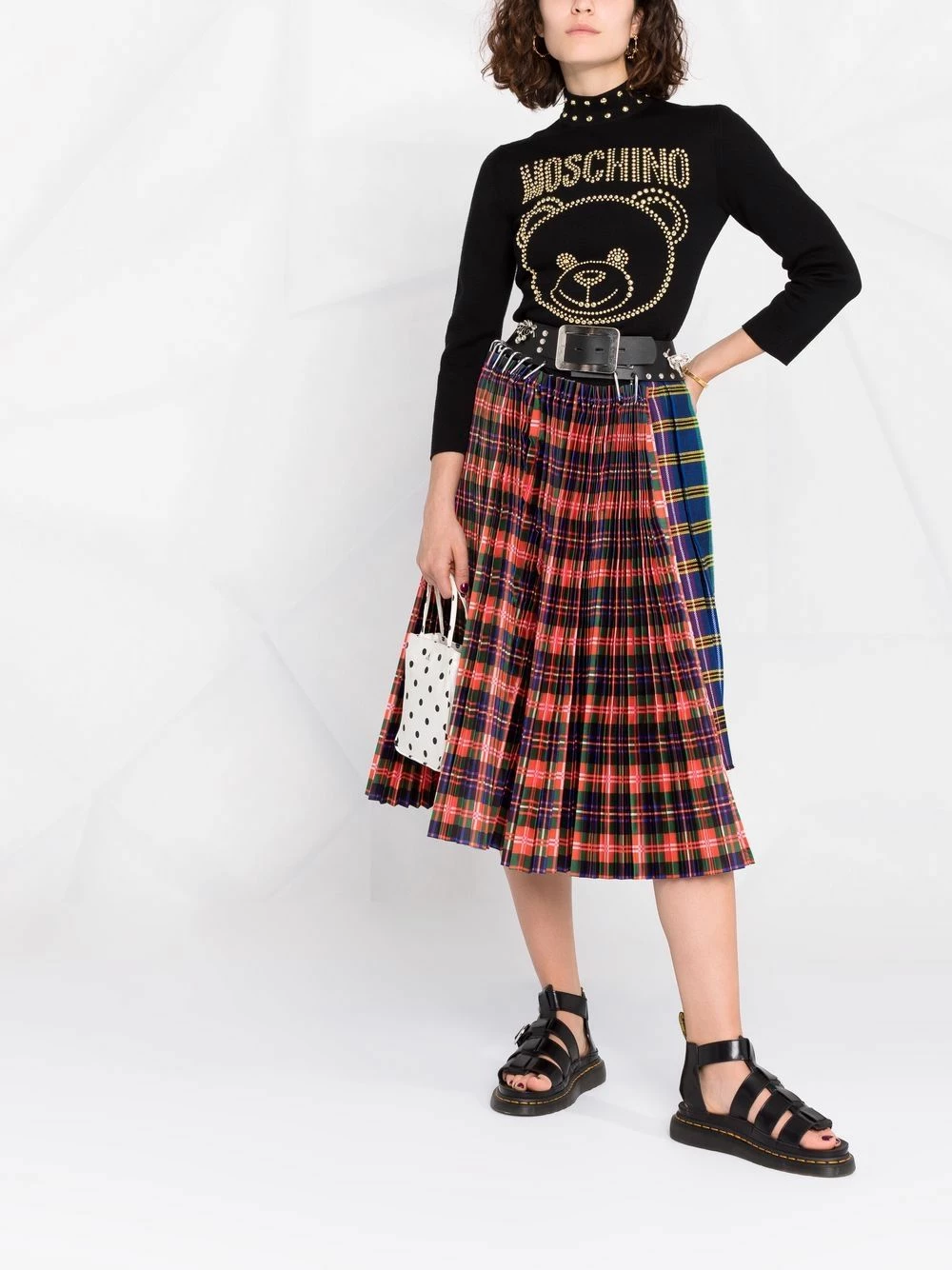 Top 10 ๐งจ Moschino Teddy Studs mock neck top ๐ 4 Moschino Teddy Studs mock-neck top