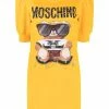 Moschino Teddy Bear puff-sleeve dress