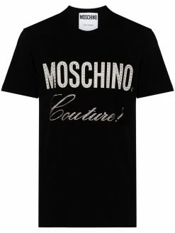 Moschino MOSCH LRG CHST LG SS TEE BLK
