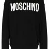 Moschino logo-print crew neck sweatshirt
