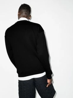 Moschino logo-print crew neck sweatshirt