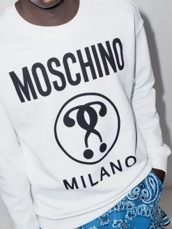 Moschino logo-print long-sleeve sweatshirt