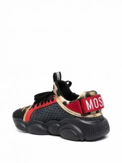 Moschino Logo Tape Teddy Bear sole sneakers