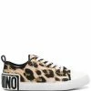 Moschino leopard-print low-top sneakers