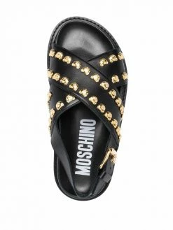 Best Sale ๐ Moschino Teddy Bear charm ๐ฉด sandals ๐งจ 9 Moschino Teddy Bear charm sandals