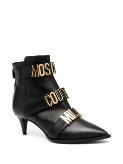 Moschino logo-plaque 60mm boots
