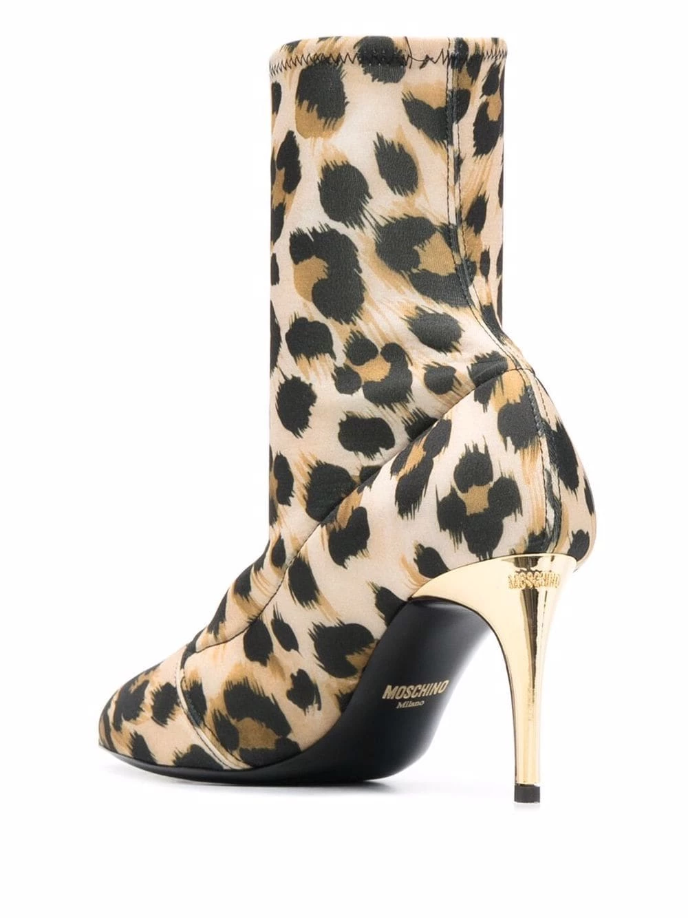 New ๐ Moschino Leopard print sock style ankle ๐ฅพ boots ๐ 5 Moschino leopard print sock-style ankle boots