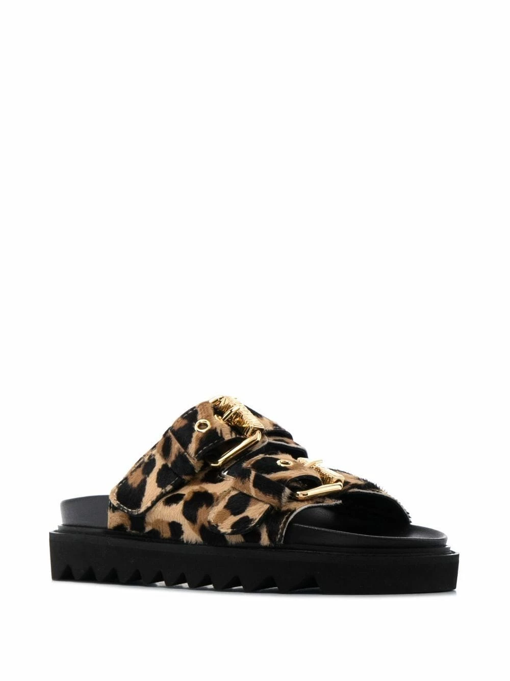 Hot Sale ๐ฅฐ Moschino Leopard print flat ๐ฉด sandals ๐คฉ 4 Moschino leopard-print flat sandals