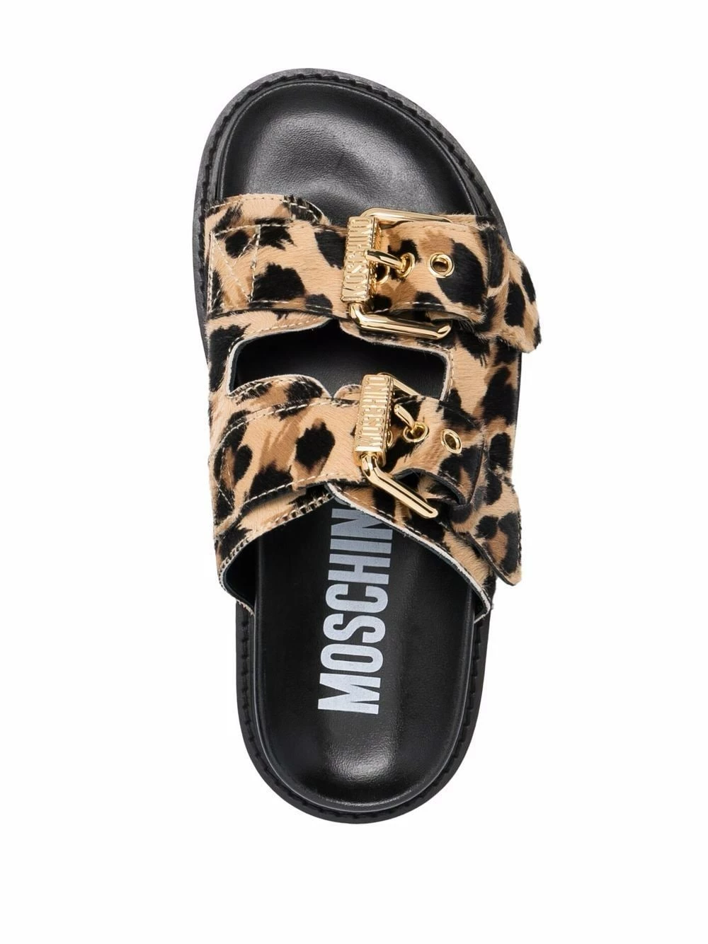 Hot Sale ๐ฅฐ Moschino Leopard print flat ๐ฉด sandals ๐คฉ 6 Moschino leopard-print flat sandals