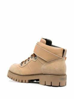 Moschino logo-strap ankle boots