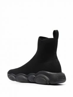 Moschino high-top Teddy Bear outsole sock sneakers
