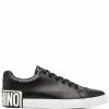 Moschino Maxi Logo plaque low-top sneakers