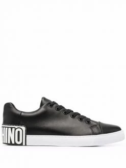 Moschino Maxi Logo plaque low-top sneakers