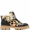 Moschino leopard-print high-top sneakers