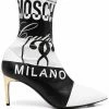 Moschino Double Question Mark ankle boots