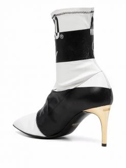 Moschino Double Question Mark ankle boots