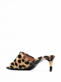 Moschino logo-plaque sandals