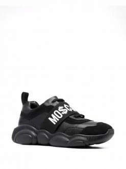 Moschino Symbols logo strap sneakers