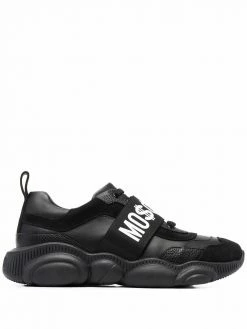 Moschino Symbols logo strap sneakers