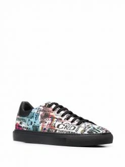 Moschino graphic-print low-top sneakers