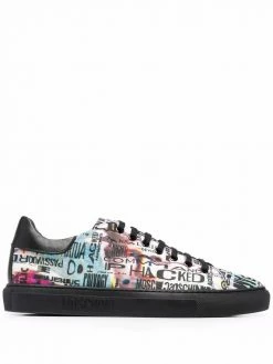 Moschino graphic-print low-top sneakers