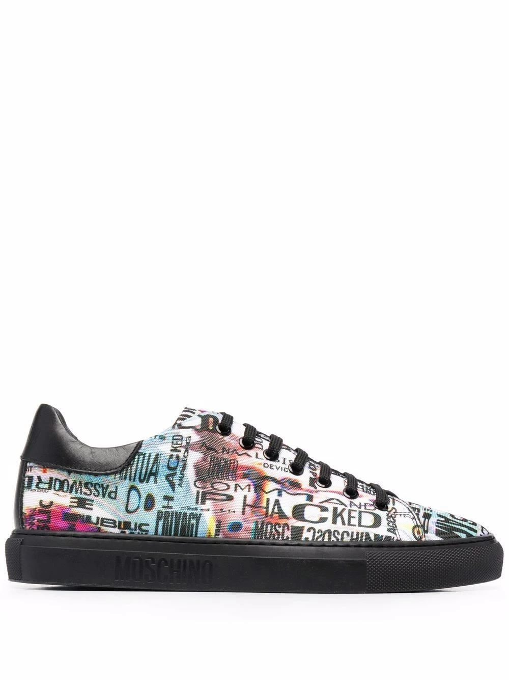 Best Pirce ๐ฏ Moschino Graphic print low top ๐ sneakers ๐ 3 Moschino graphic-print low-top sneakers