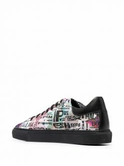 Best Pirce ๐ฏ Moschino Graphic print low top ๐ sneakers ๐ 8 Moschino graphic-print low-top sneakers