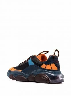Moschino Teddy Sole colour block panelled sneakers